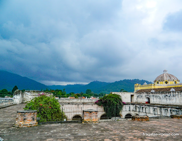 Ruínas do  Convento de la Merced em Antigua Guatemala
