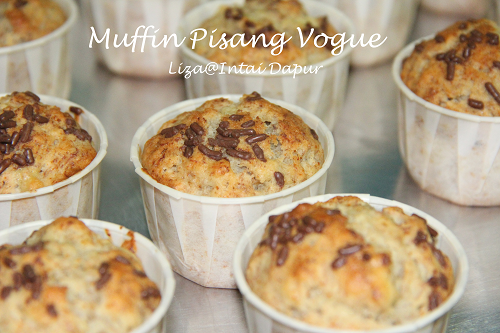 INTAI DAPUR: Muffin Pisang Vogue.