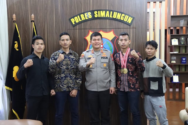 Terima Audiensi PSSC Patunggung, Kapolres Simalungun Apresisasi Pemuda Berprestasi Jadi Motivator