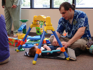 ted and griffin shade playing at the avondale library