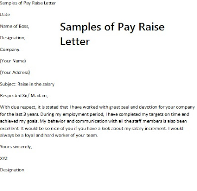 ... Letter Sample, Salary Increment Letter Sample, Price Increase Letter