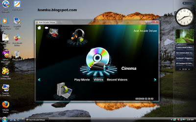 Acer Arcade Deluxe in Windows Vista