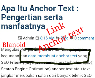 anchor text