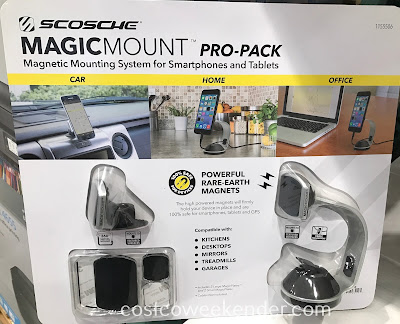 Conveniently charge your mobile device with the Scosche Magic Mount Pro-Pack Magnetic Mounting System