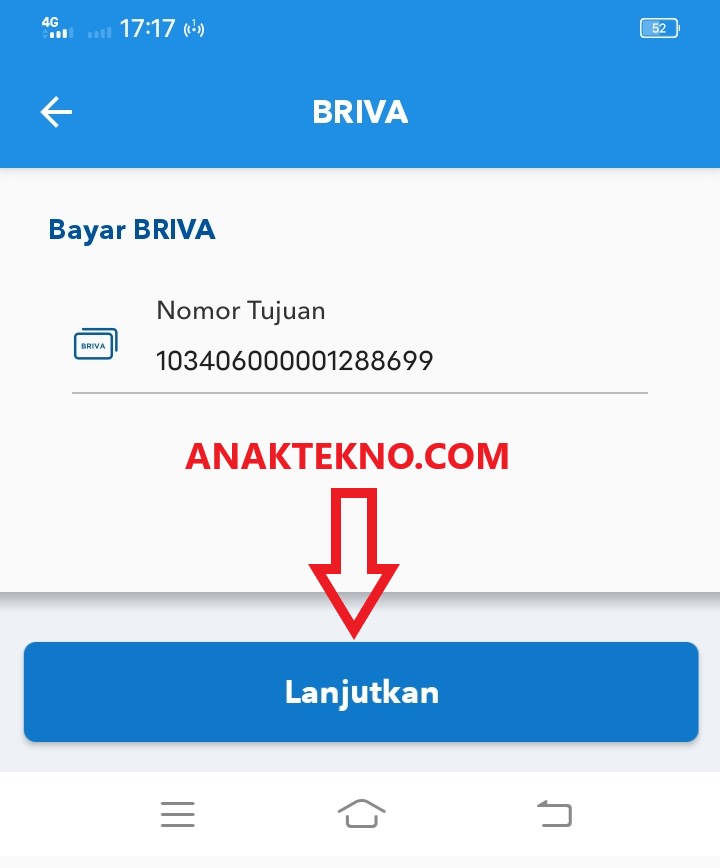 Cara Top Up Bibit BRIVA