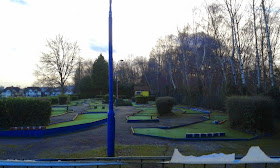 Mini Golf at Broomfield Park in Palmers Green, London