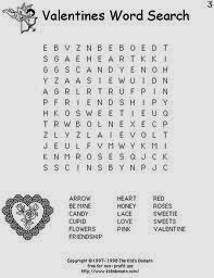 Valentines Word Search Printable 3