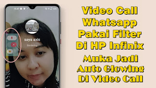 Cara Video Call Whatsapp Pakai Filter Di HP Infinix