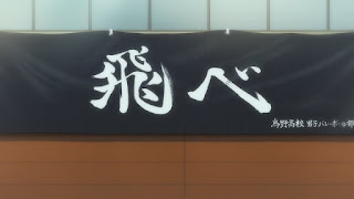 ハイキュー!! 烏野高校 横断幕 HAIKYU!! Banner