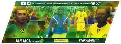 Jamaica Kit Pack PES 2015 Copa America 2015/Gold Cup 2015