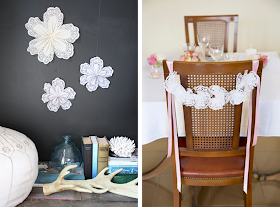 DIY Flores hechas con blondas de papel