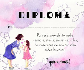 Diplomas para el día de la madre