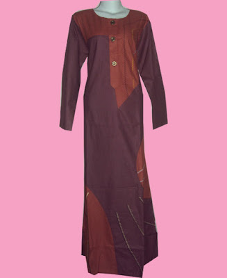 gamis katun dewasa yang cantik