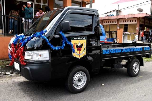  Simabur Terima Bantuan Pick-up untuk Angkutan Sampah