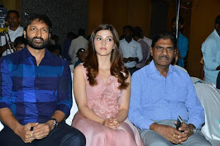 Mehreen Pirzada with Gopichand at Pantham Success Meet Celebrations