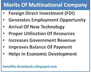 advantages multinational company