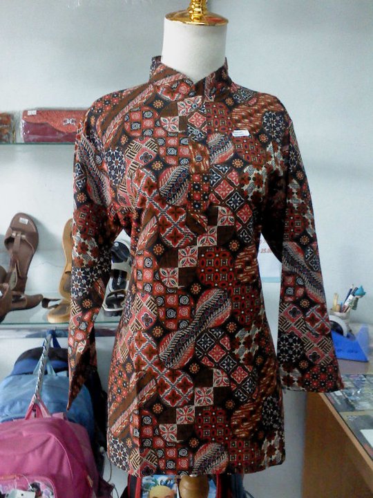  TOKO  BUTIK ONLINE INDONESIA  BAJU  BATIK WANITA BTQ 53