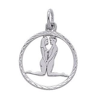 Kneeling Lovers Charm by Rembrandt Charms