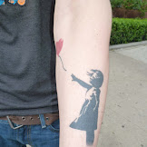 Banksy Tattoos / Bansky tattoo by Claudia Denti | Father tattoos, Geometric ... / Since then i have been looking for text or an art piece that speaks to me to make my next tattoo.