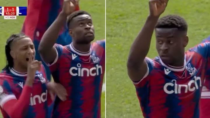 Crystal Palace's Marc Guehi was left stunned by Michael Olise telling Leeds fans to 'shut the f*** up'