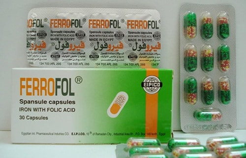 سعر كبسولات فيروفول ferrofol لعلاج الانيميا