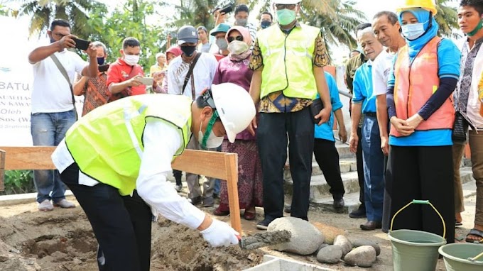 Pertama di Sumatera Barat, Genius Launching Progam Bantuan Pemerintah Pusat Untuk Kotaku di Batang Pampan