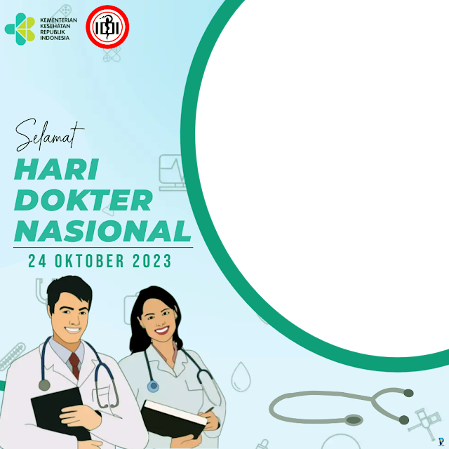 Bingkai wibon Hari Dokter Nasional Tahun 2023