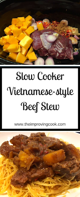 Slow Cooker Vietnamese Beef Stew pinnable image