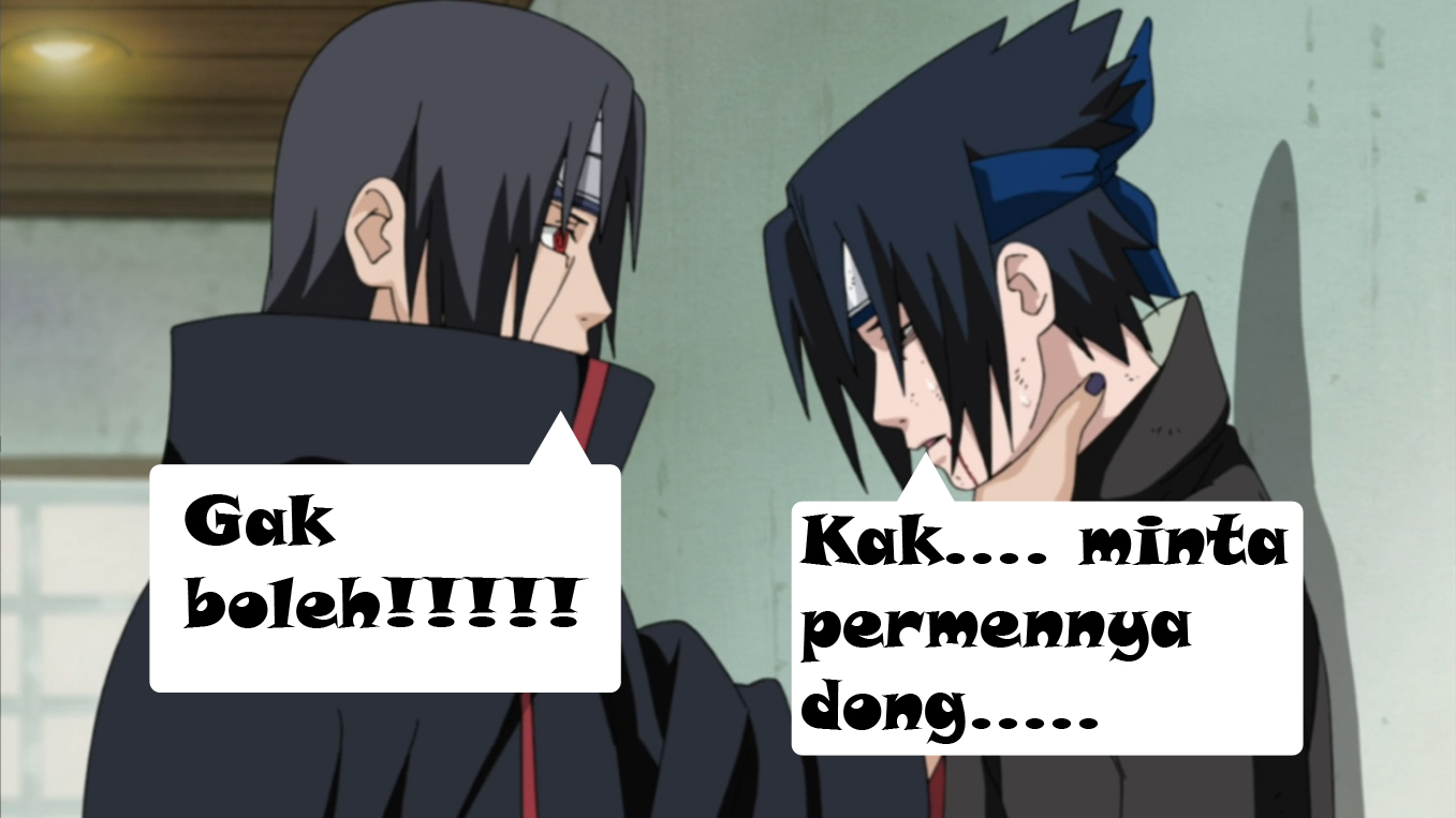 Naruto Dan Sasuke Yang Lucu DP BBM Lucu