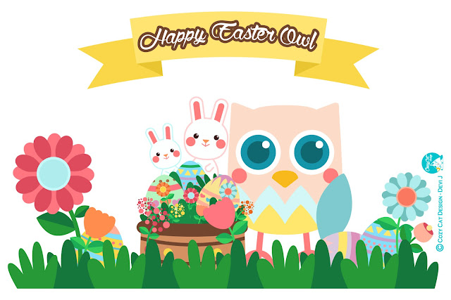 Happy Easter Owl