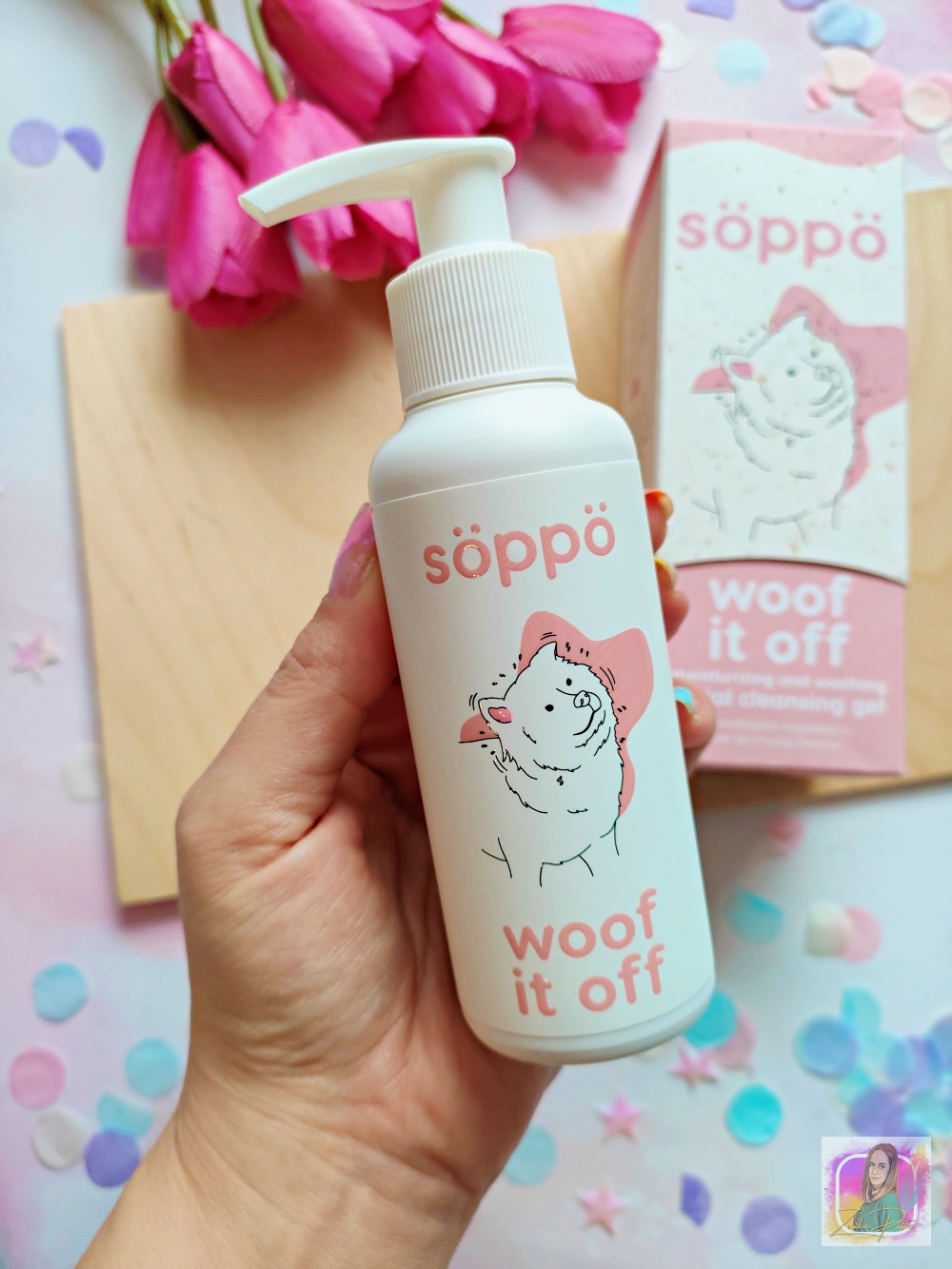 Soppo Cosmetics Woof It Off | nawilżająco-łagodzący żel do twarzy