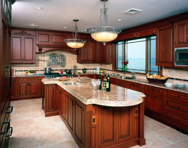 cherry kitchen cabinets