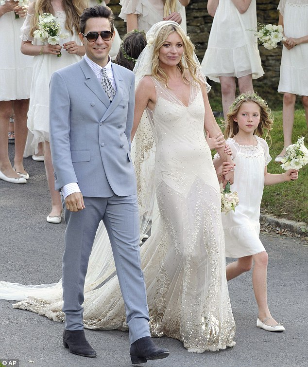 adorable vintage 1970s Kate Moss Wedding Dress