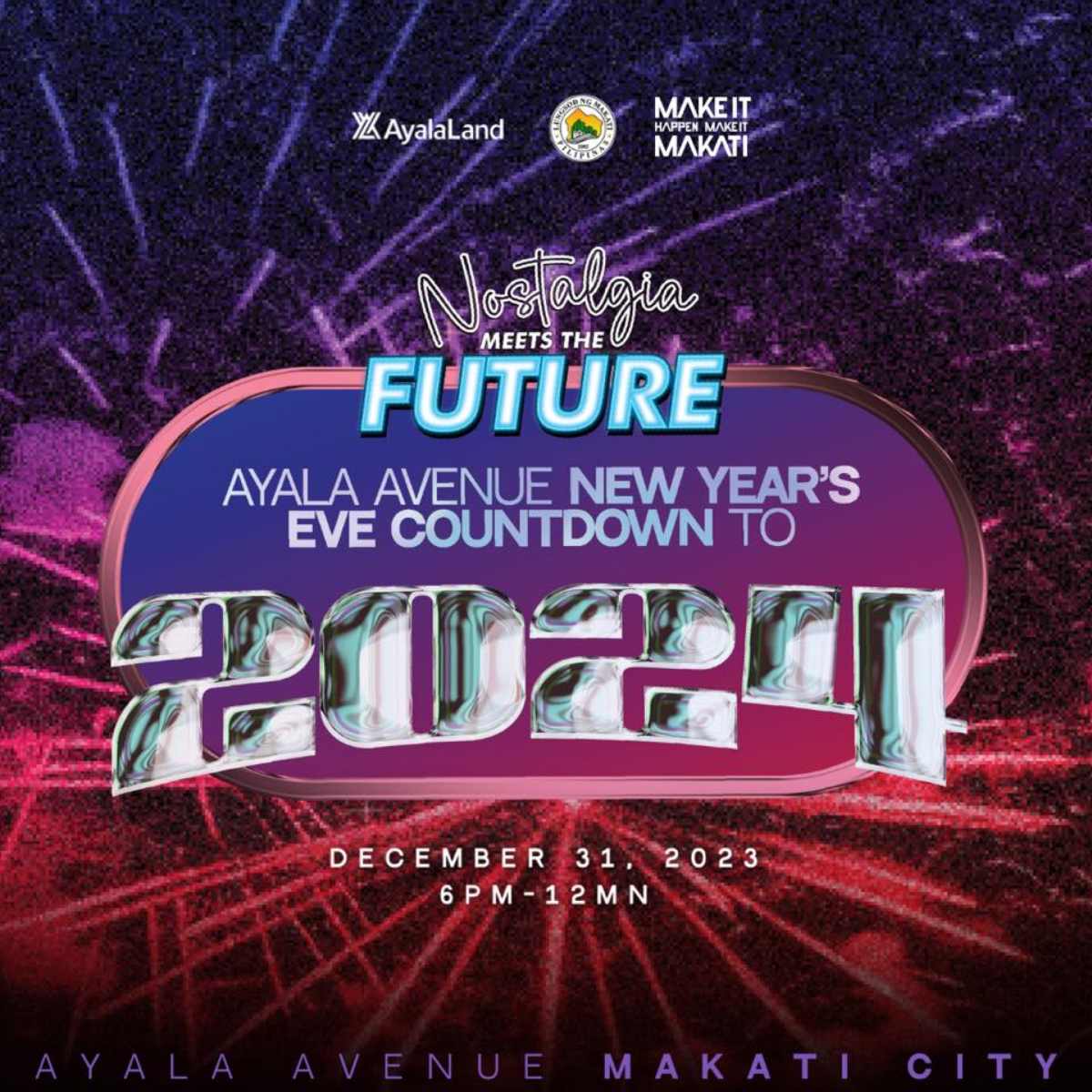 Makati’s Nostalgia Meets The Future – Ayala Avenue New Year’s Eve Countdown to 2024