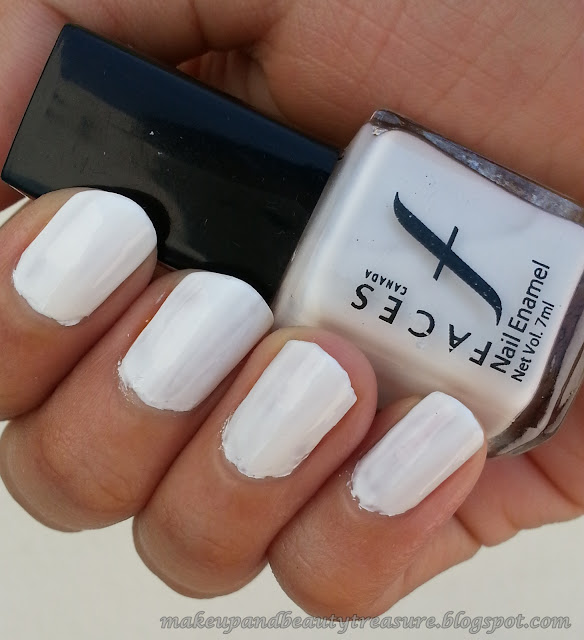 Faces Canada Nail Enamel ‘White O White 14’ Review