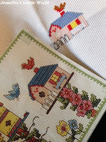 Cross stitch birdhouse kit