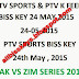 PTV Sports Biss Key 24th May 2015 Pakistan vs Zimbabwe 2nd T20 Live on PTV Sports Today Biss Key 24-05-2015