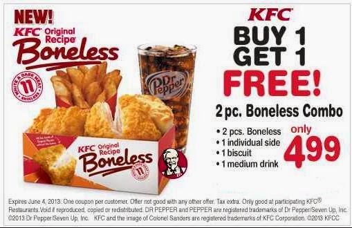 kfc coupons 2018