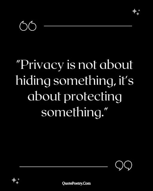 Quotes About Privacy In A Relationship