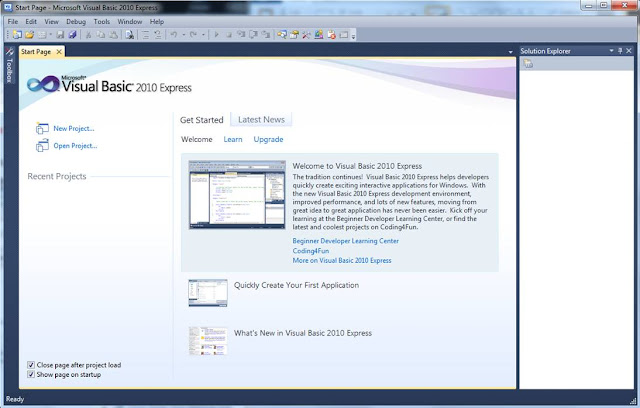 Microsoft Visual Basic 2010 Express Edition