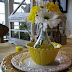 ~~~Cheery, Sunny, Yellow and White Table~~~