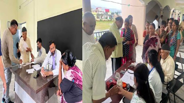 कोटद्वार : श्री गुरु राम राय पैरामेडिकल कॉलेज में हुआ फ्री मेडिकल चेकअप कैम्प आयोजित