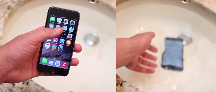 iphone 6 water test we tested the new iphone 6 in a water test