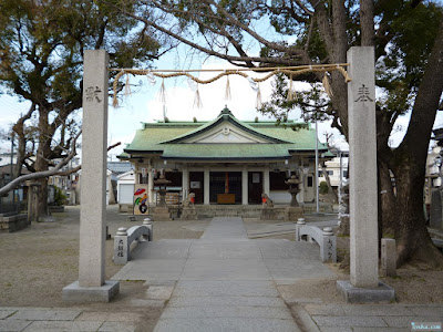 野里住吉神社注連柱