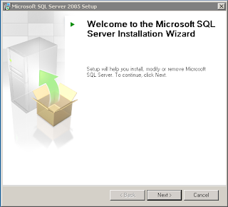 Bagaimana cara install SQL Server 2005 Express