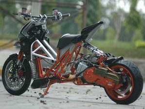 Modif Yamaha Mio, Soul, Xeon Low Rider