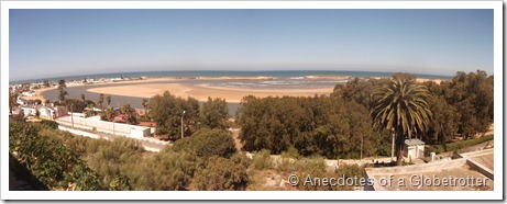 Panoramic view of Oualidia