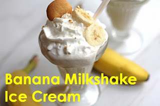 Banana Milkshake With Ice Cream