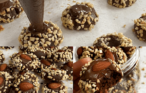 Resepi Nutella Ball Almond Cookies Azlina Ina