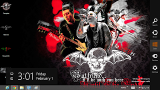 Avenged Sevenflod Theme For Windows 8